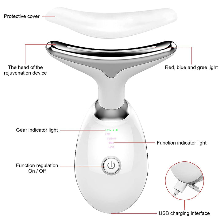 Masajeador Facial Inalámbrico Recargable